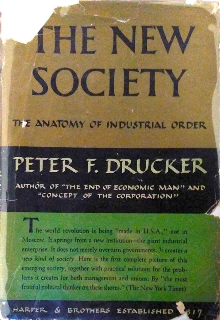 The New Society book cover. 